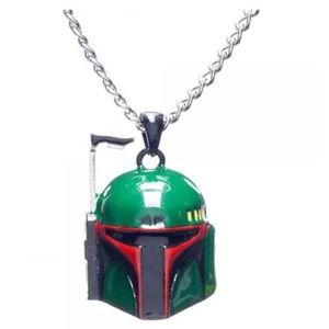 Star Wars Boba Fett 3D Sculpted Necklace NWT
